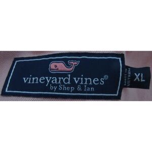 Vineyard Vines by Shep & Ian size xl men's dress shirt pink front pocket whale